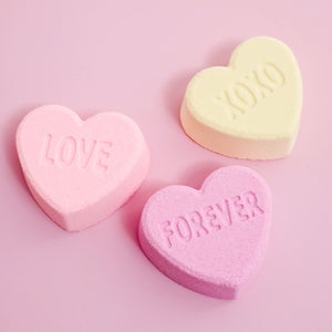 Conversation Heart Bath Bomb