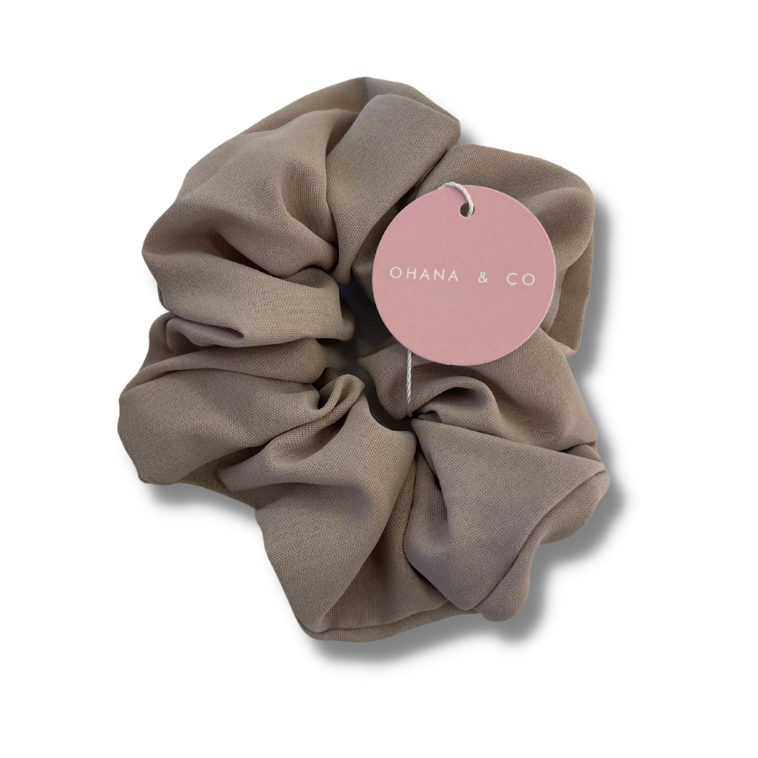 Light Grey Hair Scrunchies - A Lil Luxury