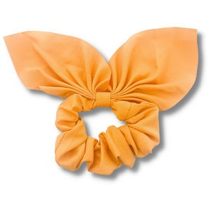 Mustard Bow Hair Scrunchie - A Lil Luxury
