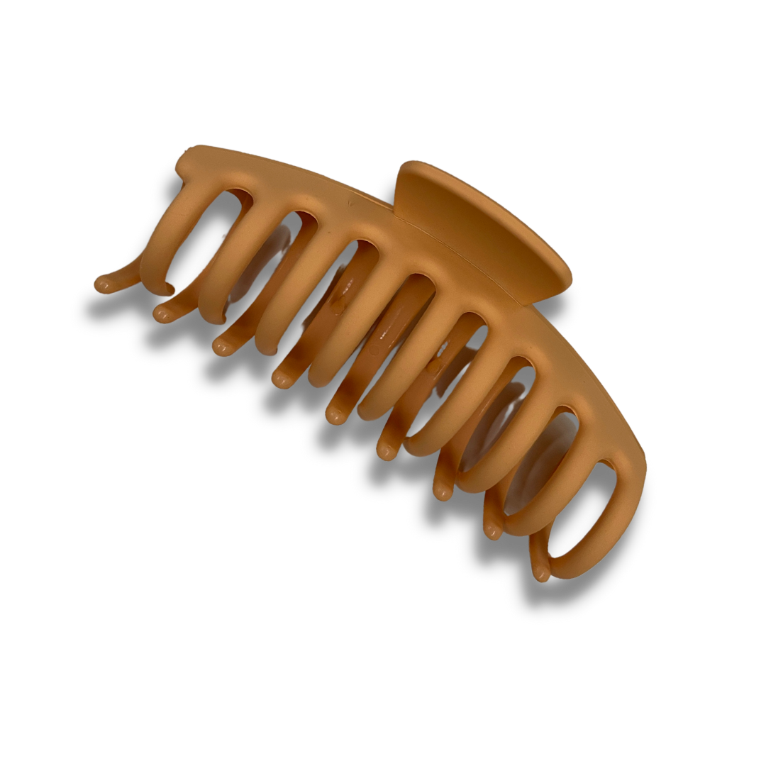 Orange Signature Claw Clip - A Lil Luxury