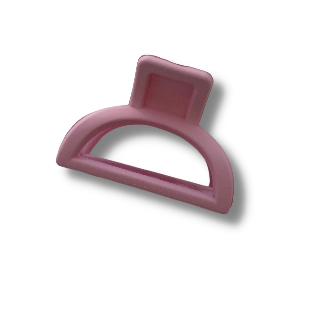 Purple Half Circle Mini Hair Clip - A Lil Luxury