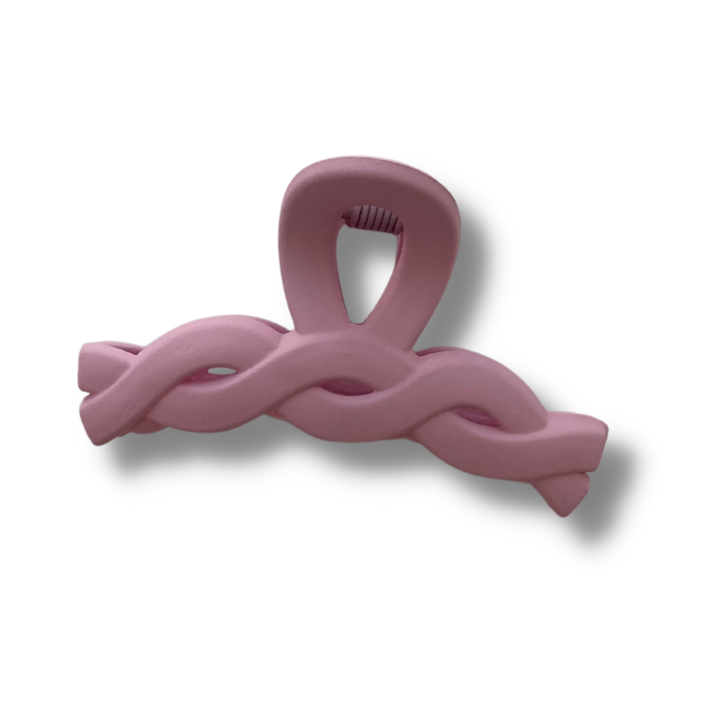 Purple Twisted Mini Hair Clip - A Lil Luxury