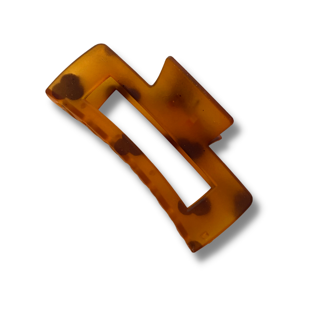 Tortoiseshell Rectangle Hair Claw Clip - A Lil Luxury
